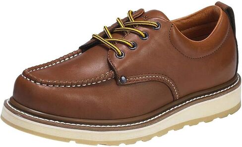 رجال 4 بوصات ناعمة إصبع القدم الناعم من الجلد المقاوم للانزلاق مقاوم لدائم أوكسفورد أحذية الأحذية 82994 in Kuwait