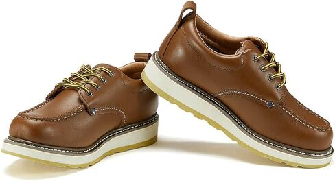 رجال 4 بوصات ناعمة إصبع القدم الناعم من الجلد المقاوم للانزلاق مقاوم لدائم أوكسفورد أحذية الأحذية 82994 in Kuwait