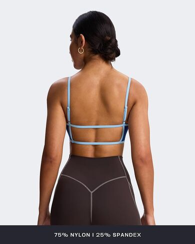 Aoxjox Color Color Block Workout Sports Bras Fitness Litbless Lixi مبطنة in Saudi Arabia
