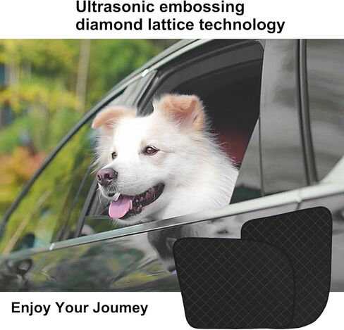 2 Pcs Car Door Protector for Dogs Waterproof Anti Scratch Pet Car Door Cover Protector Vehicle Door Guards Fits Sedans and SUVs Pet Travel Black （2 Pack） (Camouflage Plaid) in Kuwait