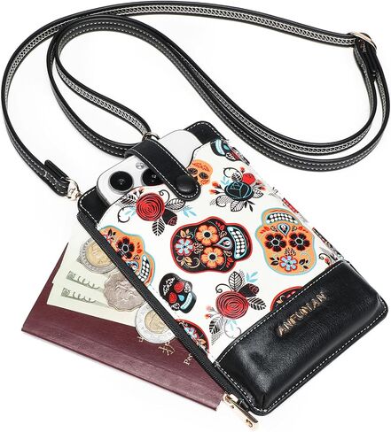 Leather Small Crossbody Bags for Women Designer Cell Phone Bag Wallet Purses Adjustable Strap in Saudi Arabia