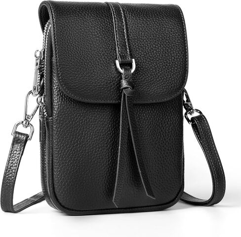 befen Genuine Leather Small Crossbody Bags for Women, Multi Pocket Cell Phone Crossbody Purse with RFID Blocking Card Slots in Saudi Arabia