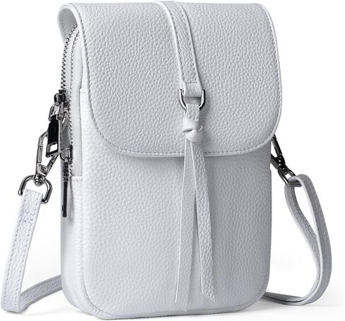 befen Genuine Leather Small Crossbody Bags for Women, Multi Pocket Cell Phone Crossbody Purse with RFID Blocking Card Slots in Saudi Arabia