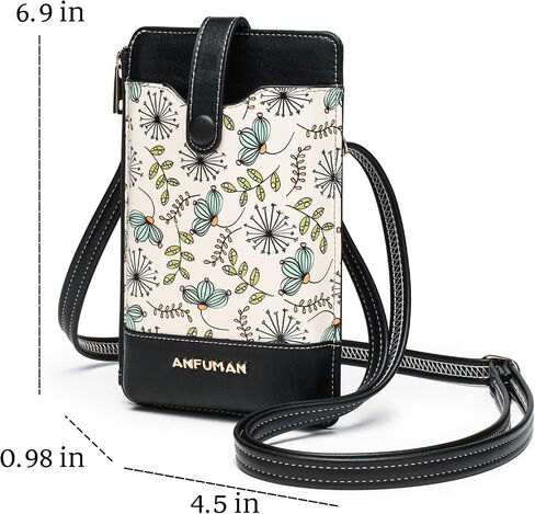 Leather Small Crossbody Bags for Women Designer Cell Phone Bag Wallet Purses Adjustable Strap in Saudi Arabia