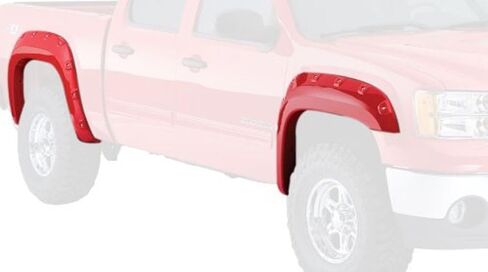 Bushwacker OE Style Factory Front & الخلفية Fender Flares | مجموعة 4 قطع ، أسود ، ناعم الانتهاء | 40926-02 | يناسب 2007-2013 GMC Sierra 1500/2500 HD/3500 HD W/6.6 'أو 8.1' سرير (يستبعد DILA) in Saudi Arabia