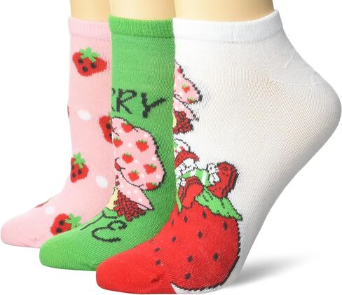 Strawberry Shortcake Women's 5 Pack No Show Ankle Socks in Saudi Arabia