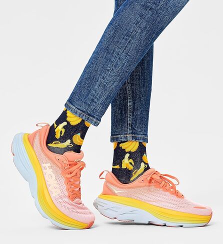 Happy Socks Foodie Design Sustainable Crew Sock Gift Box Sets- For Men and Women- Burger, Ice Cream, Picnic in Kuwait