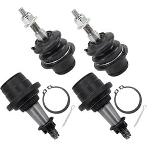 TRQ Front Ball Joint Set Compatible with 2018-2021 Ford Expedition 2015-2020 F-150 2018-2020 Lincoln Navigator