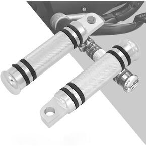 HDBUBALUS Motorcycle Passenger Footpegs Fit for Harley Male Mount Footpegs Footrest 1 Pair