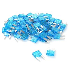 (60Pcs) 10 Amp Mini Car Fuses, 10A Automotive Fuses, Blade Fuse for Car/RV/Truck/SUV/Motorcycle/Boat