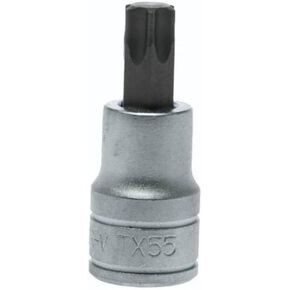 Teng Tools TX27 1/2 Inch Drive Metric Torx TX Chrome Vanadium Socket | Mechanic Tool | Hand Tool - M121227T-C