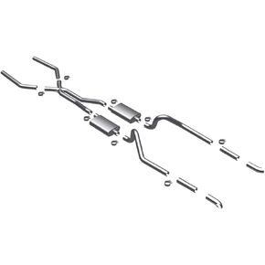 MagnaFlow Performance Exhaust System 15816: Crossmember-Back, Street Series, For 1967-1970 Ford Mustang