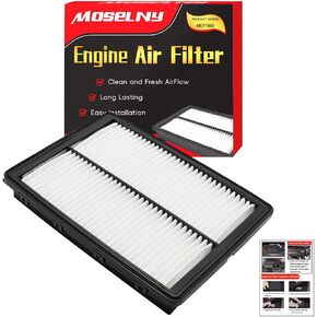 Engine Air Filter Compatible with Hyundai Palisade 2020-2024,Santa Fe 2019-2020 & Kia Sorento 2015-2021, Sedona 2015-2021, Telluride 2020-2024, Replace CA11943 28113A9100