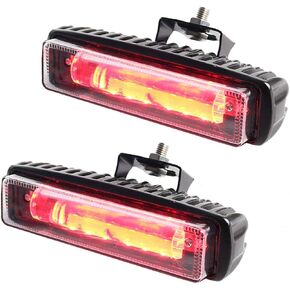 LED Forklift Safety Light 30W 2Pack RED Warehous Warning Lights 10-80V DC (2Pcs 30W Red)