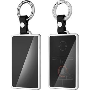 Key Card Holder Case for Tesla Model 3 Model Y S/X Soft TPU Full Protection key fob cover Shell Accessories Key Chain 2 PCS