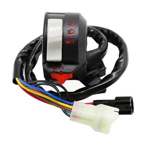 Left Handlebar Switch Control Engine Start Run Off Headlight, Replacement for Yamaha YFM Big Bear 250/400 Grizzly 350/400/660 Kodiak 400/450 Wolverine 350/450 Raptor 350/660 Bruin, 5LP-83973-01-00