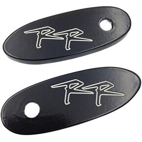 SMT-Mirror Block Off Plates Compatible With Honda Cbr 600Rr 900Rr 919Rr 929Rr 954Rr 1000Rr Black [B00RNIU070]