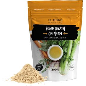 Beef Bone Broth Protein Powder - Grass Fed Beef Powder - Collagen Rich for Humans - Pasture Raised Carnivore Protein Powder - Low Sodium Bone Broth