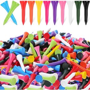 Mudder 2000 Pcs Bamboo Golf Tees Bulk Professional Golf Tees Tall Less Friction Golf Tees for Club Men Women Kids Accessories