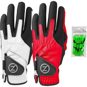 قفاز جولف صناعي مضغوط للرجال من Zero Friction، مناسب عالميًا
