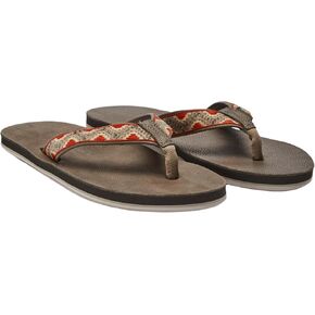 Hari Mari- Fields Camino - Men's Premium Leather Flip Flops with Southwestern Inspired Straps