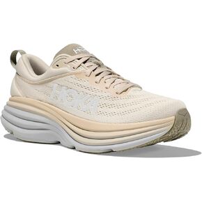 Hoka Men's Bondi 8 Sneaker, Oat Milk/Barley, 8