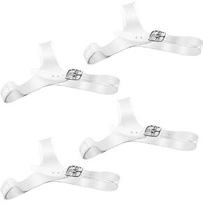 2 Pairs Clear Heel Straps for High Heels Detachable Shoe Straps for Heels 12x0.6 Clear Shoe Belt for Holding Shoe Anti Loose Shoelace Accessories
