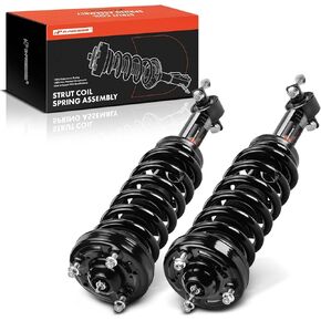 A-Premium Front Pair (2) مجموعة كاملة من الدعامة ورفع لفائف التوافق مع Ford F-150 F150 2014 ، 4WD ، سائق ومسافر جانب