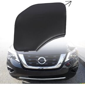 Black Front Bumper Tow Hook Cover Cap 622A0-9PF0A 622A09PF0A Compatible with Nissan Pathfinder 3.5L 2016-2021 Front Tow Eye Cover