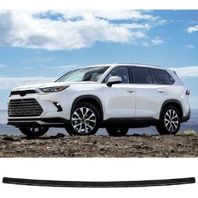 Rear Bumper Protector Compatible with Toyota Grand Highlander LE/XLE/Limited/Platinum 2024 2025 Accessories ABS Material Rear Bumper Guard Trim(Not for Highlander)