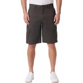 UNIONBAY Men’s Oversized Cargo Pockets with Velcro® Closures Short (US, Numeric, 34, Regular, Regular, Gray)