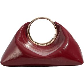 Verdusa Women's PU Leather Evening Bags Top Handle Clutch Purses