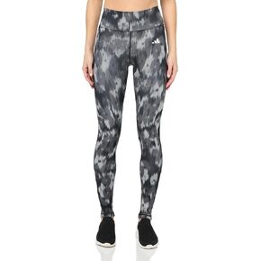 adidas Women's Optime Essentials Allover Print Flower Tie-dye Leggings