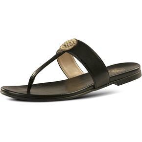 Jatarea slip-on flat toe post to standals for women | بينو