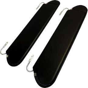 APDTY 170087 Sun Visor Set Left & Right (Black)