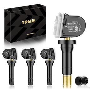 Tire Sensor Replacement 315Mhz Replace#13586335 Tire Pressure Sensor Pack of 4 Fit for:-Cadillac Escalade ATS Chevrolet Traverse Tahoe Silverado Buick Enclave GMC Canyon Sierra Pontiac