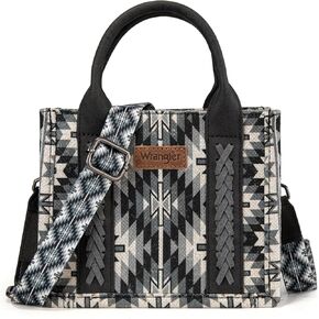 Montana West X Wrangler Mini Bag for Women Boho Aztec Crossbody Purse Top Handbags