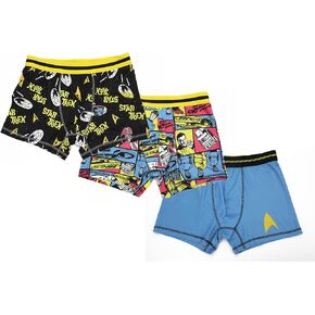 Bioworld Star Trek U.S.S. Enterprise Men's 3-Pack Boxer Briefs Set