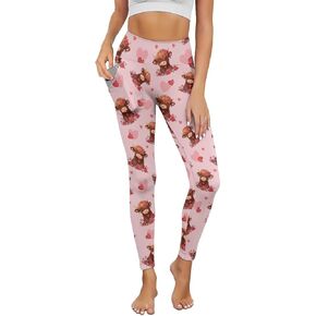 Showudesigns Yoga Pants with Pockets for Women High Waisted Leggings Butt Lift Workout Leggings Gym Fitness Running
