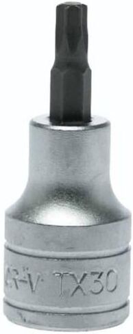 TENG TOMES TX27 1/2 بوصة محرك أقراص متري TORX TX Chrome Vanadium Socket | أداة ميكانيكية | أداة اليد - M121227T -C in Kuwait