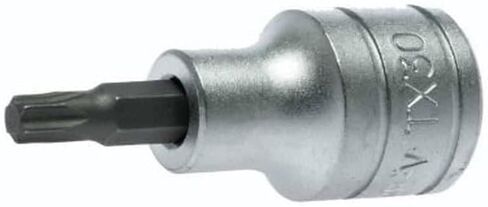 TENG TOMES TX27 1/2 بوصة محرك أقراص متري TORX TX Chrome Vanadium Socket | أداة ميكانيكية | أداة اليد - M121227T -C in Kuwait