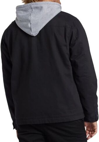 Billabong Men's Barlow Hooded Workwear Style Zip Jacket in Kuwait