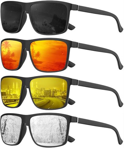 KALIYADI Polarized Mens Sun-Glasses Sunglasses-Men : Classic Sunglasses with UV Protection for Fishing Driving Golf in Saudi Arabia
