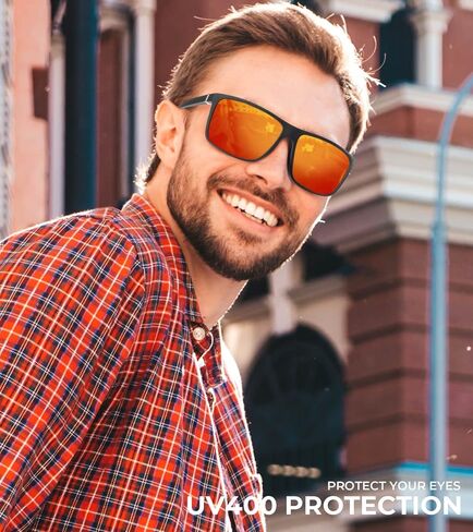 KALIYADI Polarized Mens Sun-Glasses Sunglasses-Men : Classic Sunglasses with UV Protection for Fishing Driving Golf in Saudi Arabia