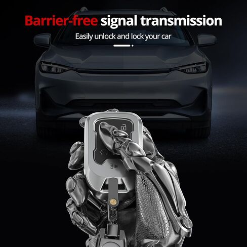 لغطاء Chevy GMC Key Fob مع keychain. (رمادي غير لامع ، 5-بوتون) in Kuwait