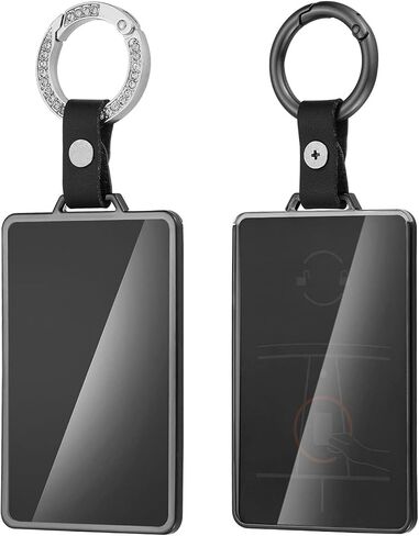 Key Card Holder Case for Tesla Model 3 Model Y S/X Soft TPU Full Protection key fob cover Shell Accessories Key Chain 2 PCS in Saudi Arabia