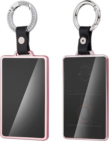 Key Card Holder Case for Tesla Model 3 Model Y S/X Soft TPU Full Protection key fob cover Shell Accessories Key Chain 2 PCS in Saudi Arabia