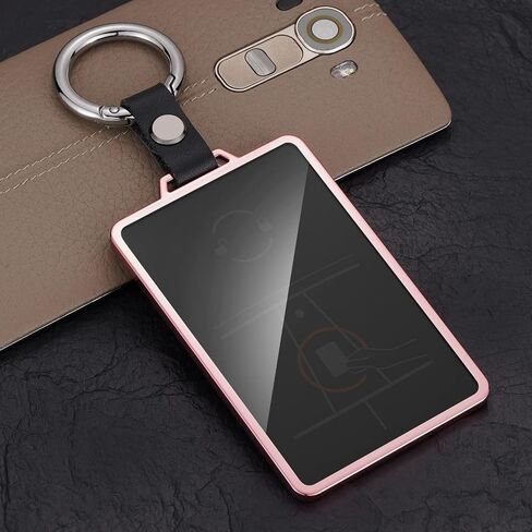Key Card Holder Case for Tesla Model 3 Model Y S/X Soft TPU Full Protection key fob cover Shell Accessories Key Chain 2 PCS in Saudi Arabia