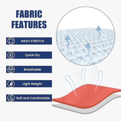 QRANSS Men's Fashion 7 inch Quick Dry Swim Trunks Zipper Pockets Bathing Suit Beach Shorts Boardshorts Without mesh Liner in Kuwait