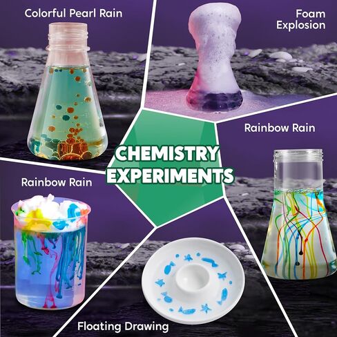 Klever Kits Jumbo Science Kits- 130+ Experiments Educational Toys, STEM Activities with Growing Crystal Tree, Fruit Circuits and Chemistry Set, Christmas Birthday Gifts for Kids in Saudi Arabia